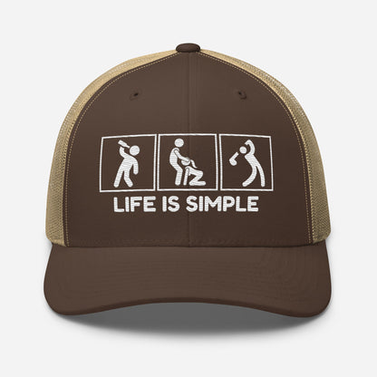 Life Is Simple Trucker Hat