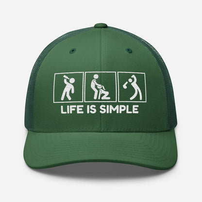 Life Is Simple Trucker Hat